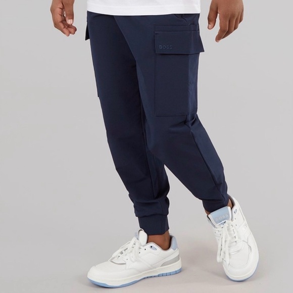 HUGO Other - BOSS Men's Navy Cargo Pants size 36x29 sporty